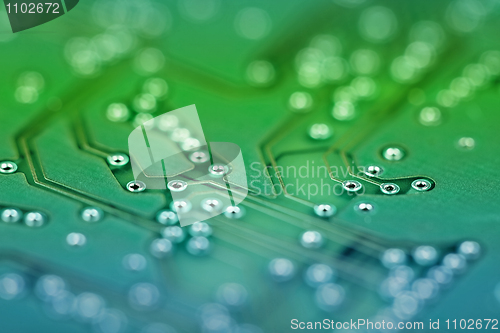 Image of Circuit board - technological abstract background