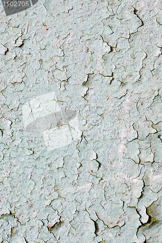 Image of Wall covered with small cracks