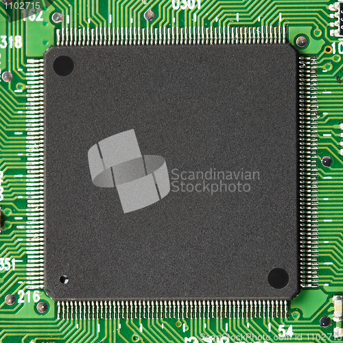 Image of Square microcircuit