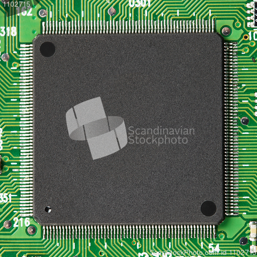 Image of Square microcircuit