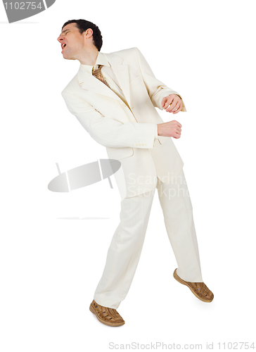 Image of Man loses balance after stroke in face
