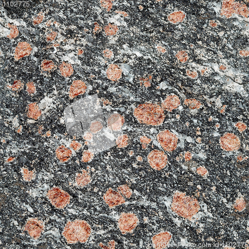 Image of Seamless texture - stone with red minerals