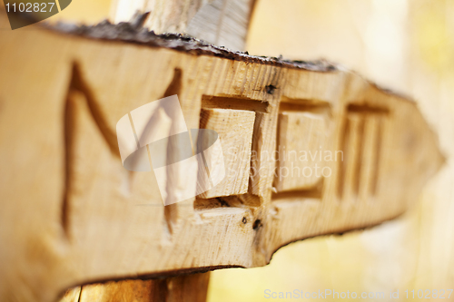 Image of Indicator with russian inscription - bridge