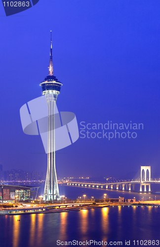 Image of Macau at night