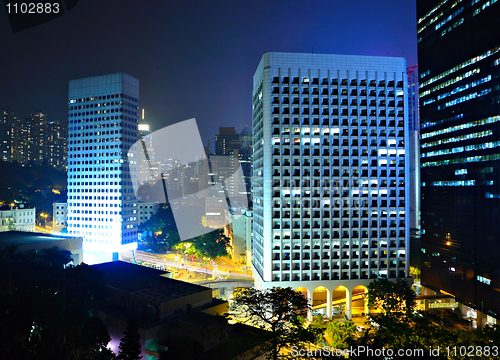 Image of Hong Kong at night