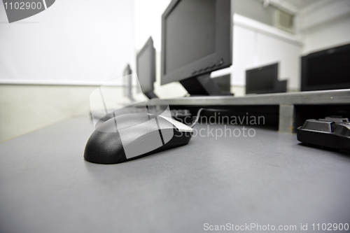 Image of workplace room with computers