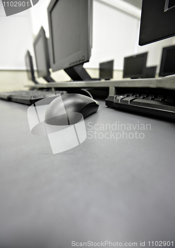 Image of workplace room with computers