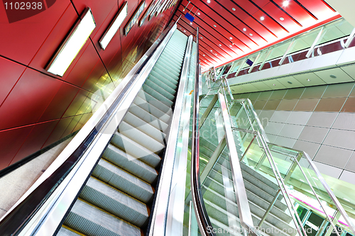 Image of escalator
