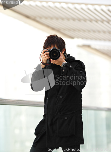 Image of man talking photo