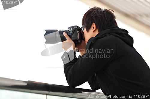 Image of man talking photo