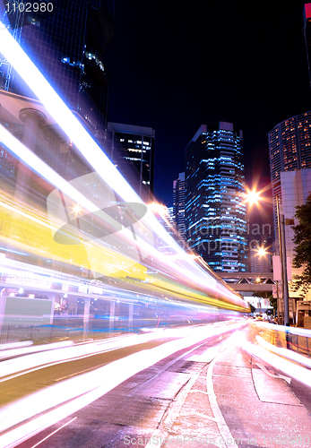 Image of modern city at night