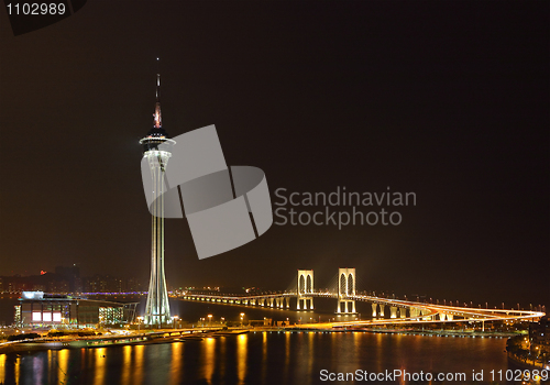 Image of Macau at night