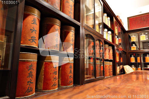 Image of Retro chinese tea shop