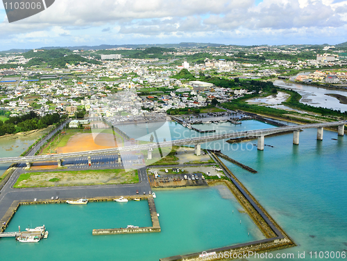 Image of aerial photo of okinawa japan