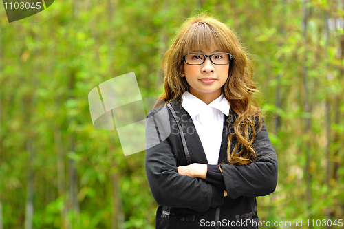 Image of young asian businesswoman