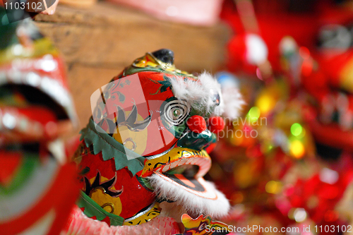 Image of chinese toy lion