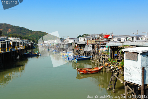 Image of Tai O fishing village in Hong Kong