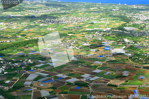 Image of aerial photo of okinawa japan