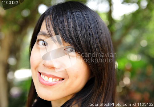 Image of Smiling Young Woman