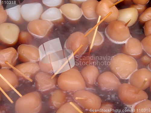 Image of Rice balls boiling
