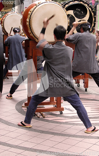 Image of Japanese drums show