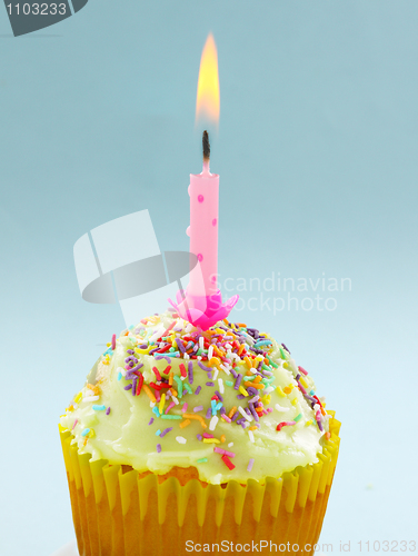 Image of Birthday Candle Cup Cake