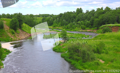 Image of Beautiful river valley