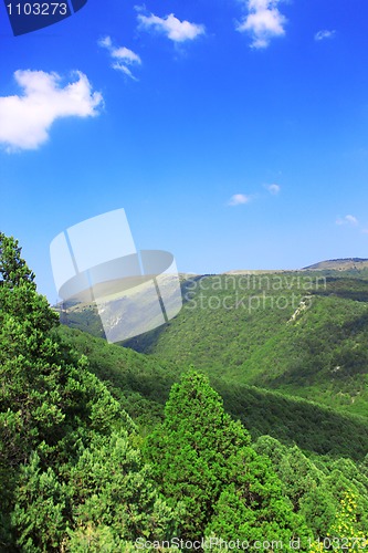 Image of Mountains against the sky