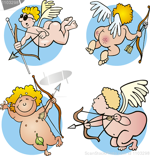 Image of funny cupids