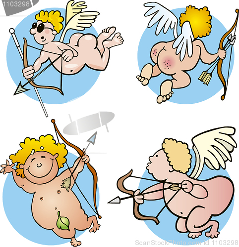 Image of funny cupids