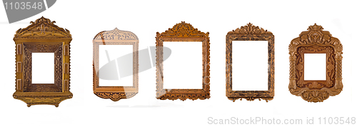 Image of Collage of carved Frames