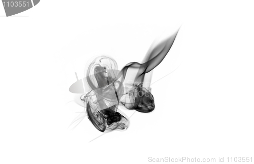 Image of Black fume abstract texture