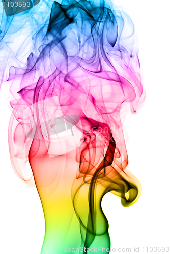 Image of Bright colorful fume abstraction 