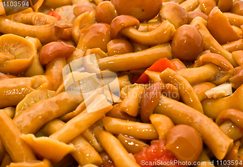 Image of Tasty Food background - champignons 