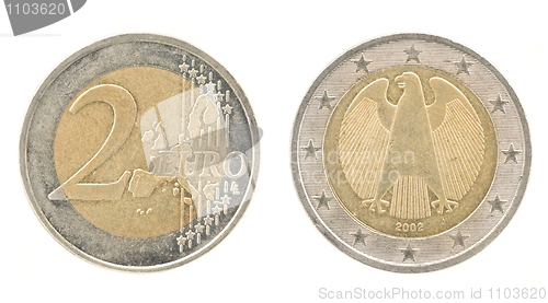 Image of 2 Euro - European Union money