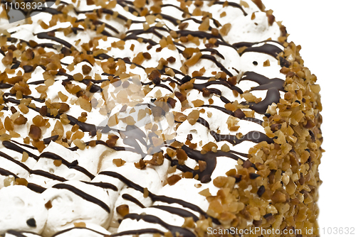 Image of Close-up of tasty birthday cake 