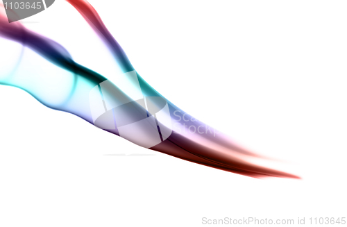 Image of Colorful fume abstract shapes 