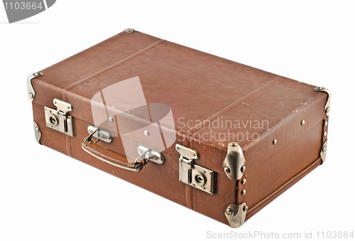 Image of Traveling - old-fashioned suitcase 