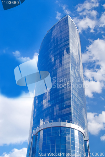 Image of Beautiful Futuristic skyscraper