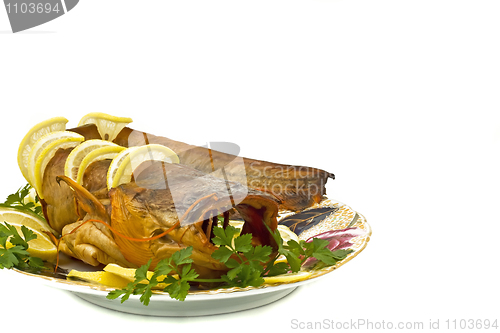 Image of Shore dinner - bloated fresh-water catfish 