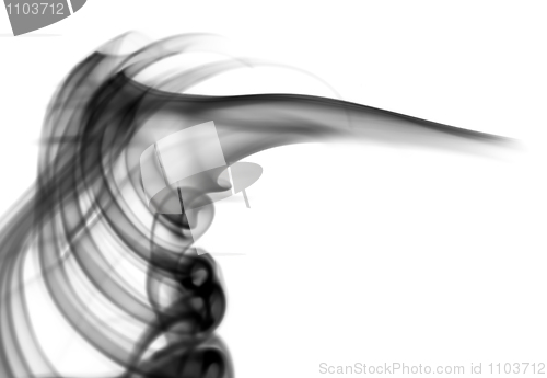 Image of Black smoke Abstract shapes