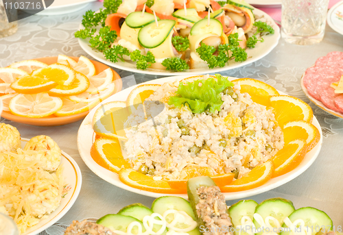 Image of Salad with orange slices - Banquet 