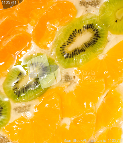 Image of Sliced kiwi, orange and mandarin segments