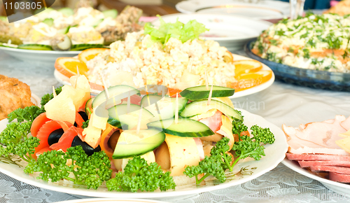 Image of Snack - Tasty canape with olives