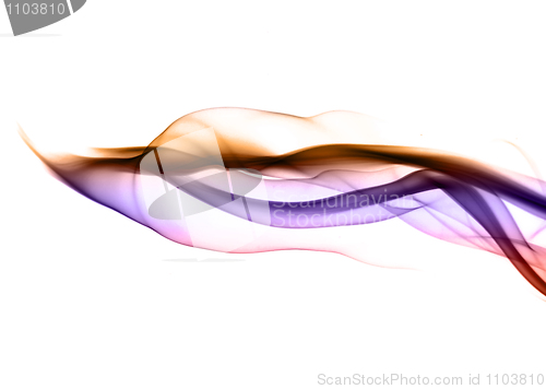Image of Bright colorful puff of smoke