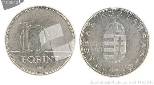 Image of 10 Forint - hungarian money