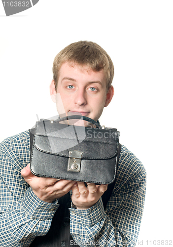 Image of Business offer - man with handbag