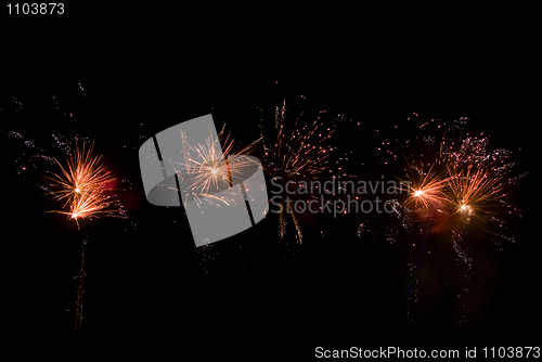 Image of Wonderful fireworks at night 