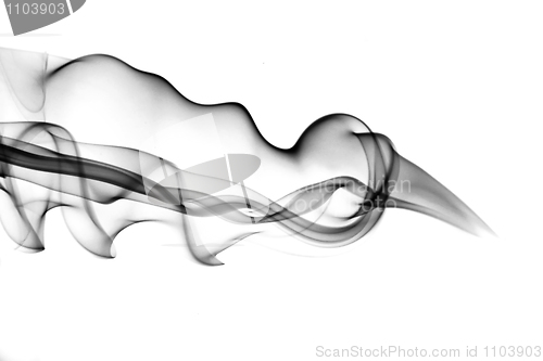Image of Black Abstract smoke shape
