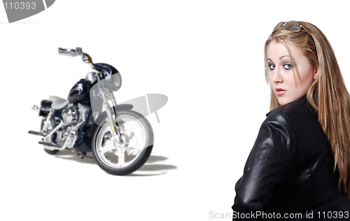 Image of Biker babe